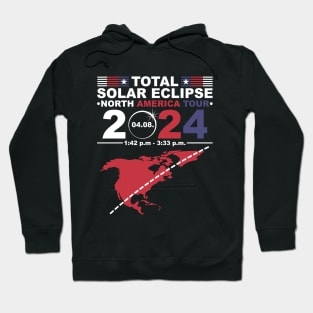 2024 Total Solar Eclipse April 8 Path Of The Eclipse Hoodie